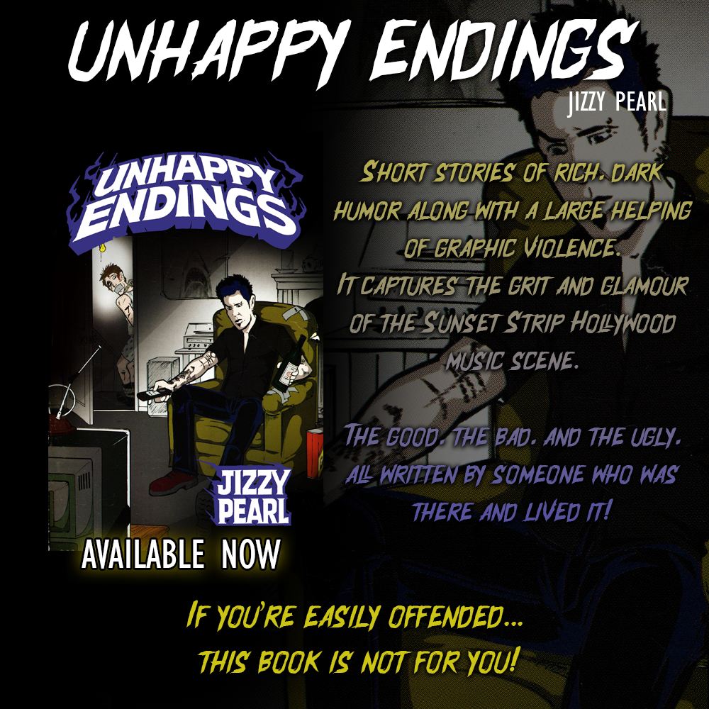 BOOK: UNHAPPY ENDINGS - Limited to 350 (signed and numbered by Jizzy)